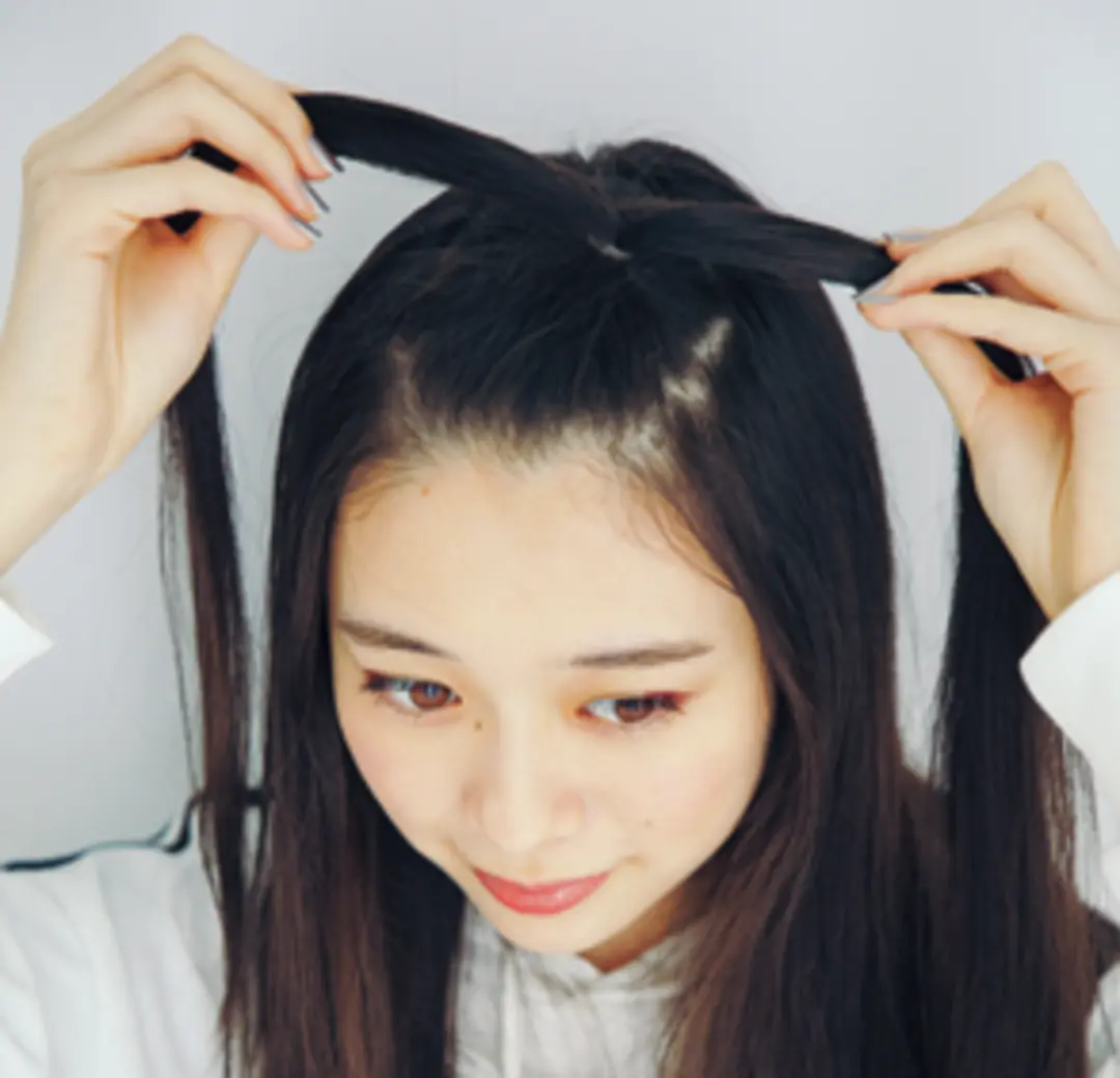 ダウンヘアアレンジ★今日はヤンチャ系でいの画像_2