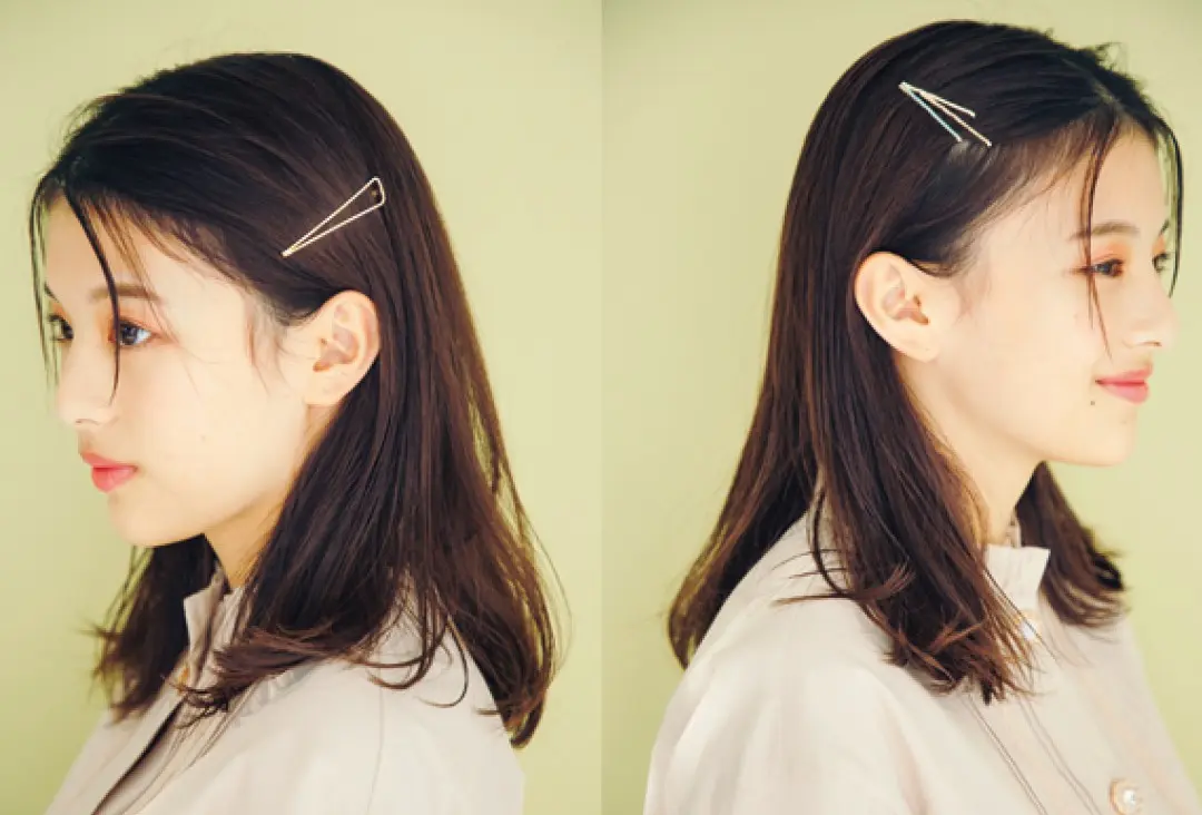 ダウンヘアでもおしゃアレンジ“ピンとめヘの画像_4