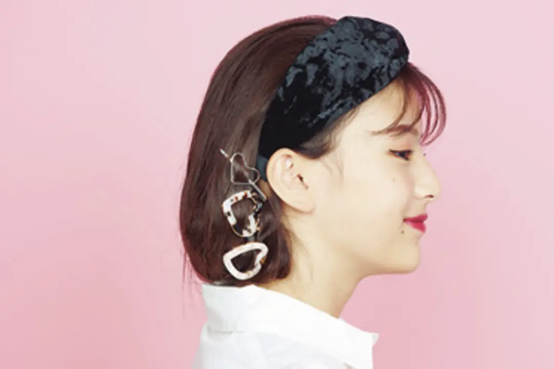 かわいいヘアアクセでボブも外ハネもぐーんの画像_6