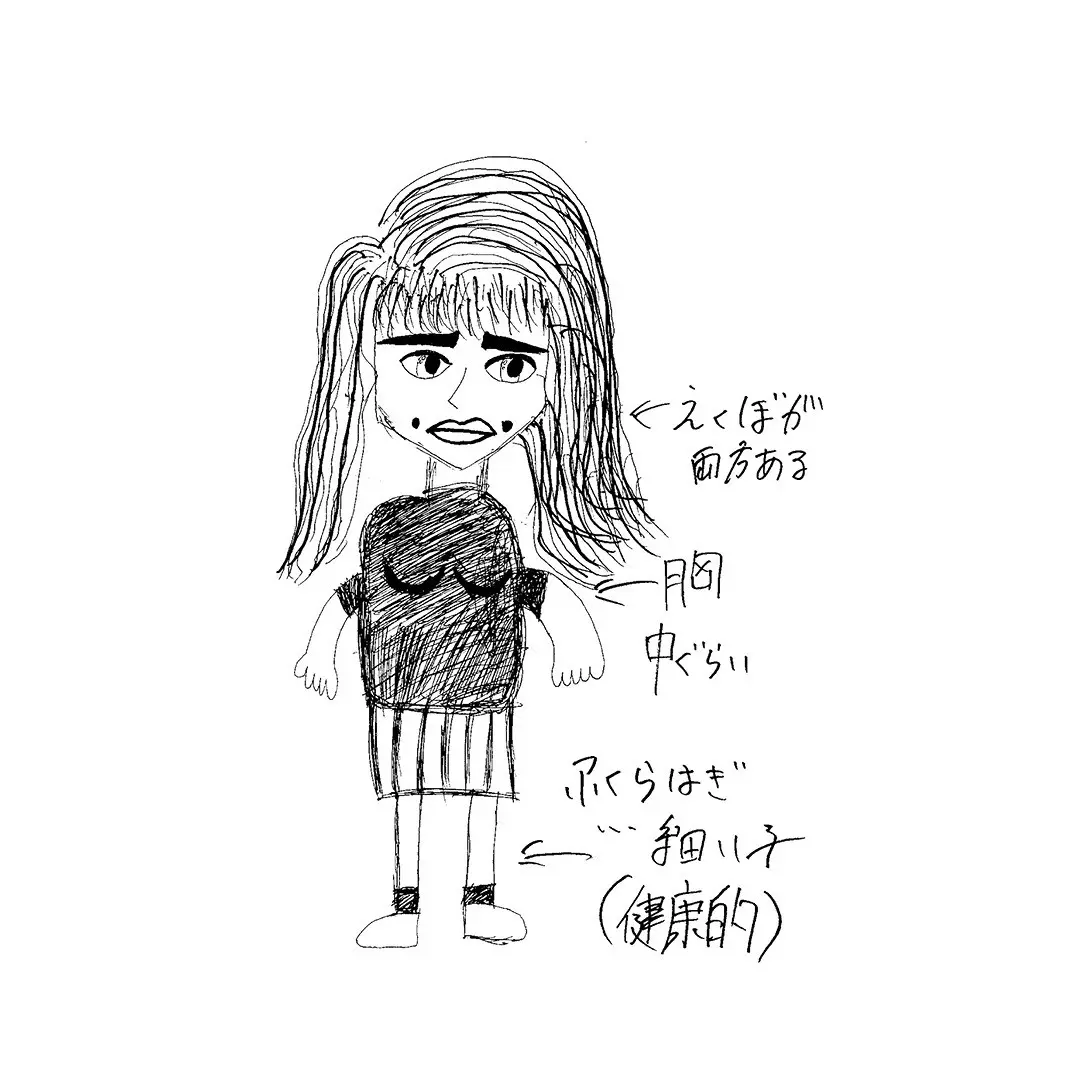 男子が描いた理想女子はコレだ！！（衝撃）の画像_2