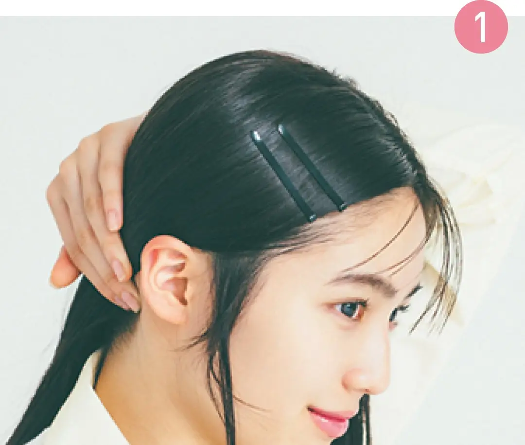 華やかさアップは簡単！ 直毛ヘアアレの画像_2