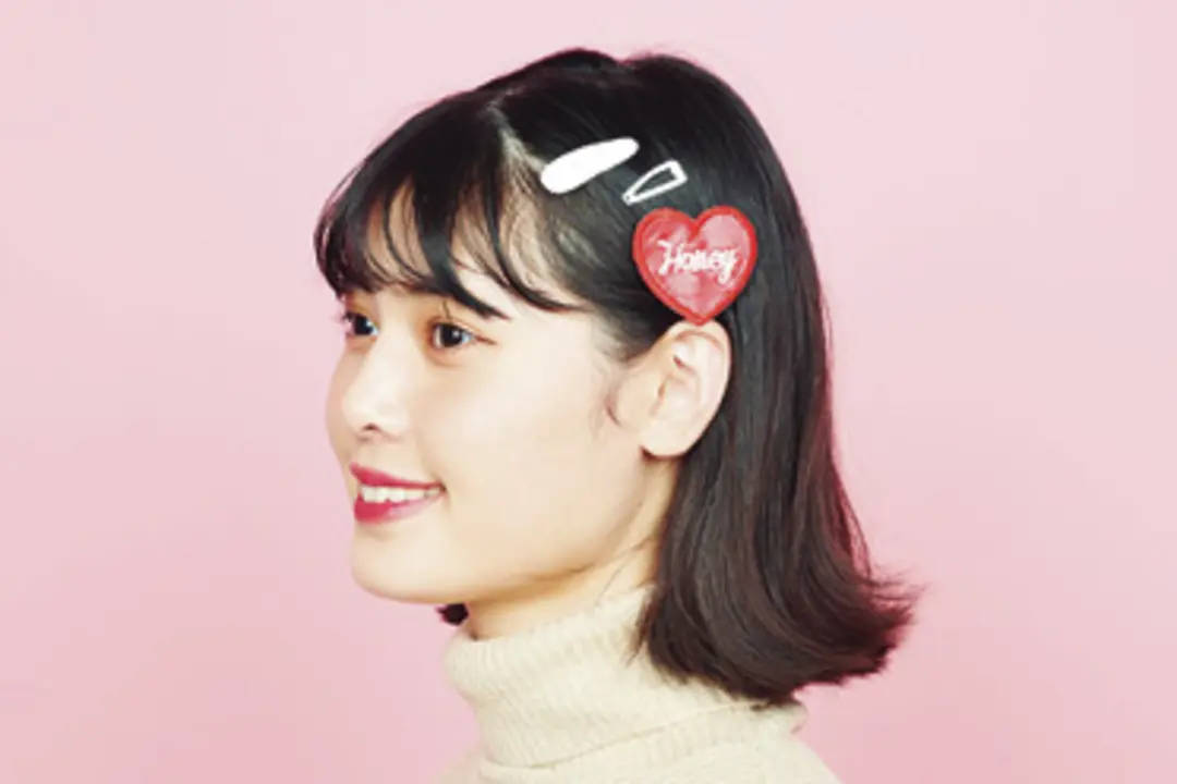 かわいいヘアアクセでボブも外ハネもぐーんの画像_11