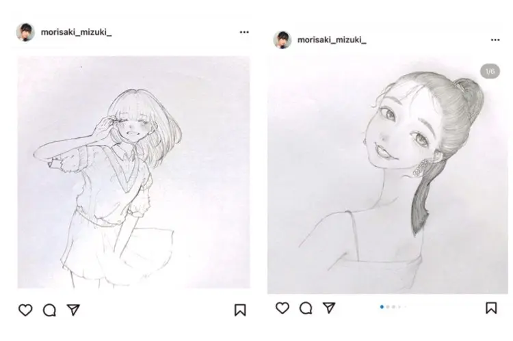 森﨑美月が描く冬コーデイラストSNAP【の画像_6