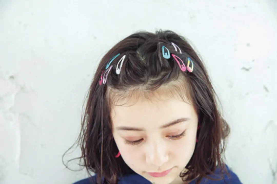 ＊12月の毎日ヘアアレ＊パッチンピンで流の画像_4