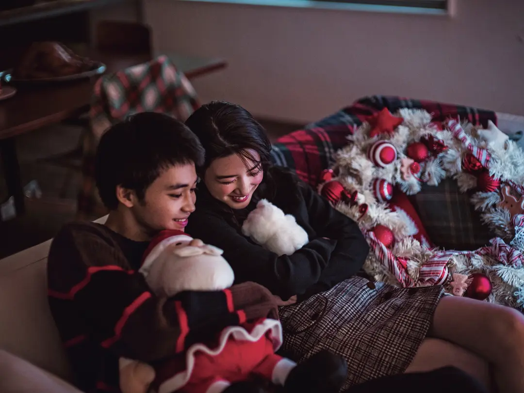 めいのおうちクリスマスデート、のぞき見しの画像_4