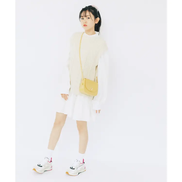 『GU』の人気アイテムを制服＆私服で着まの画像_3