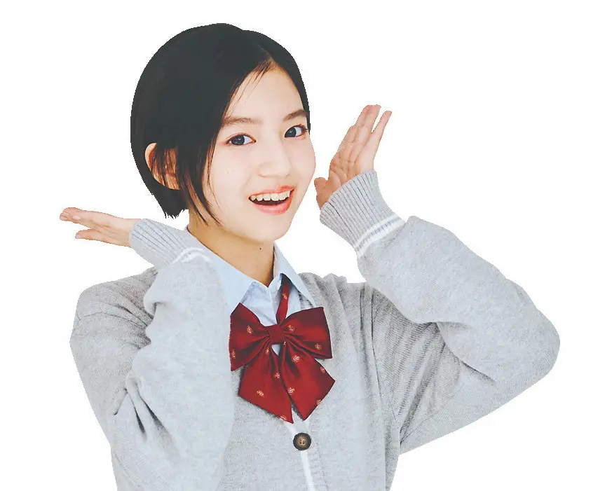 トレードマークのショートカット