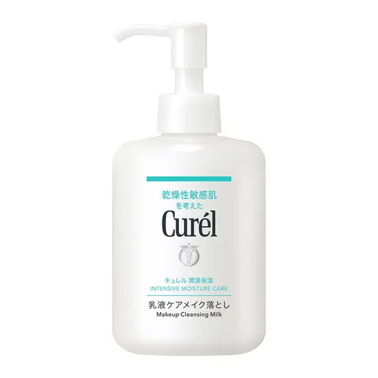 キュレル 潤浸保湿 乳液ケアメイク落とし 200ml￥1650（編集部調べ）／花王