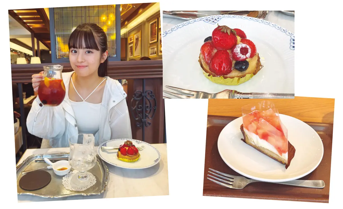 竹下優名は大好きなスイーツを食べました