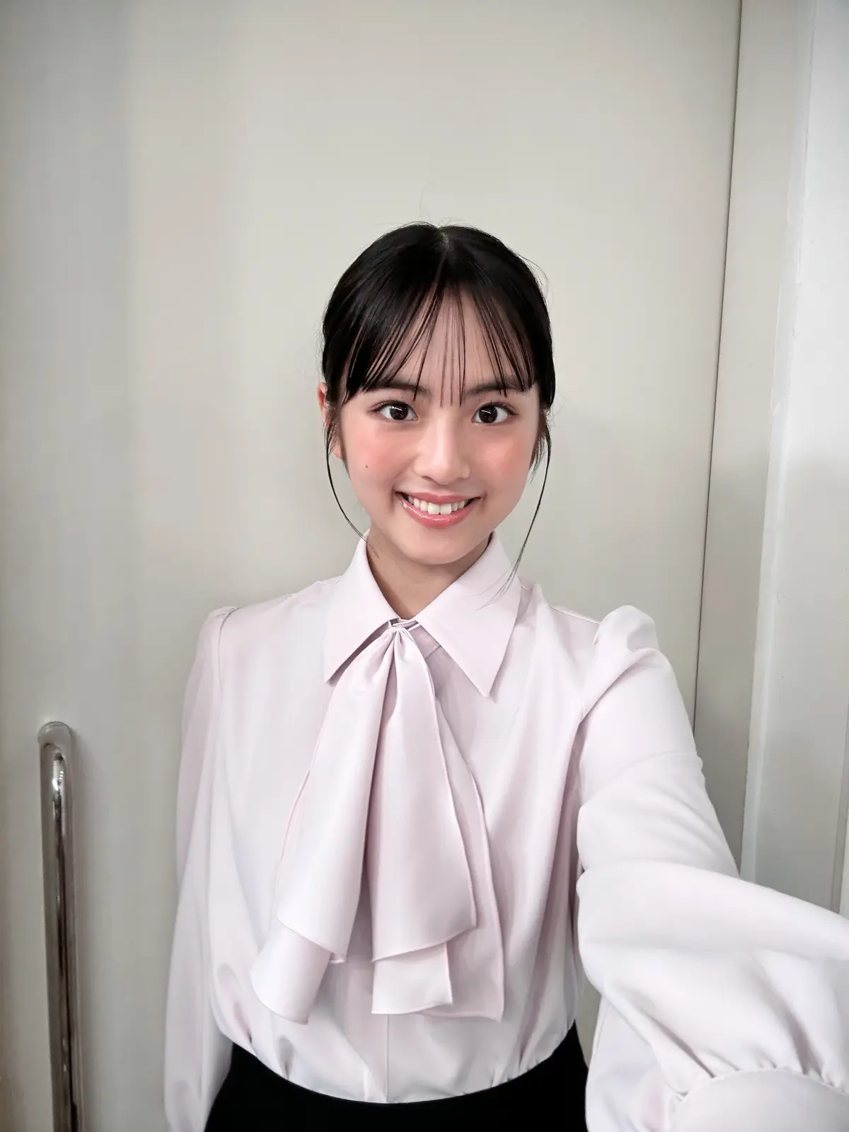 【竹下優名】ブラウスコーデ