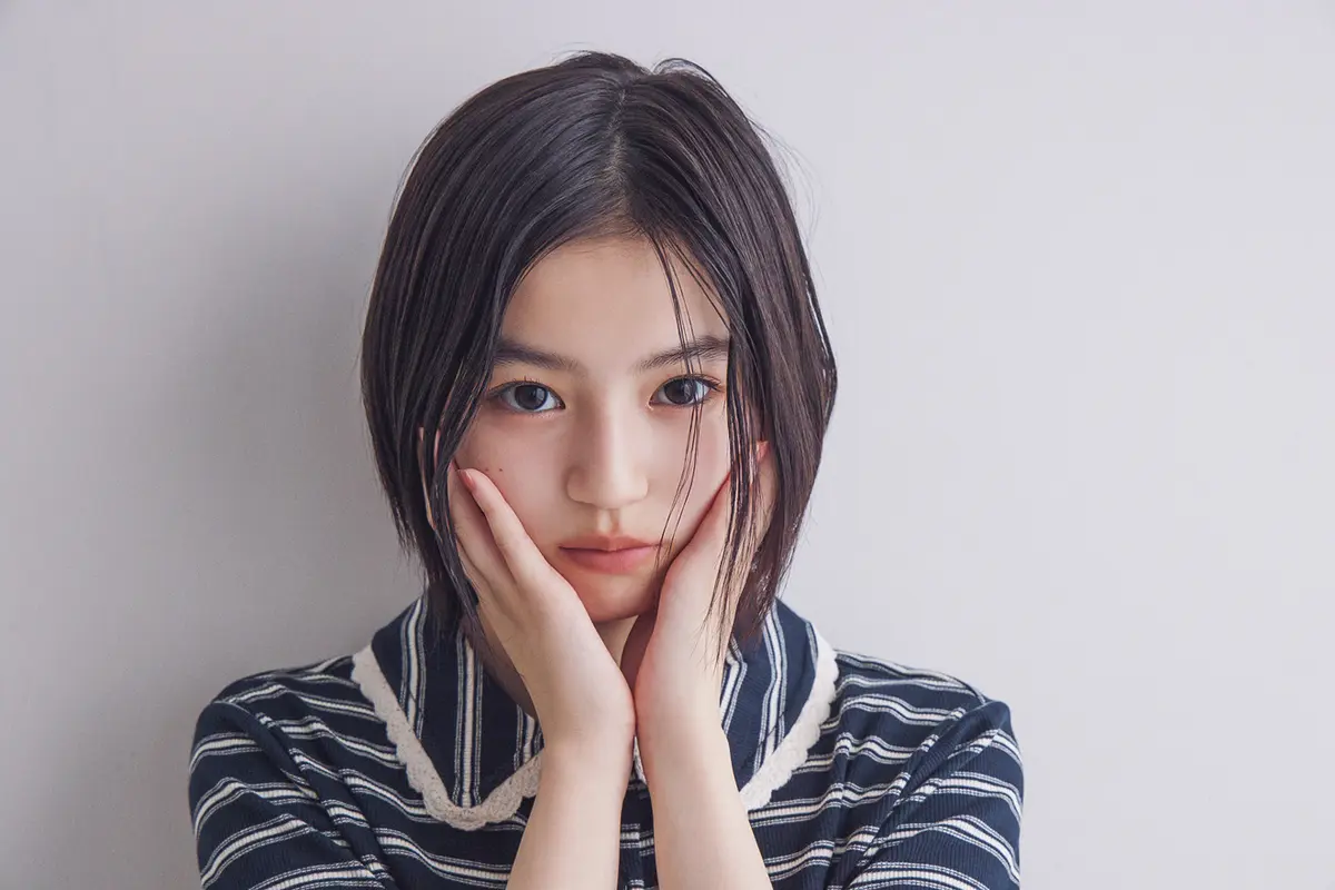 ブラウンリップをつけた佐々木満音さん
