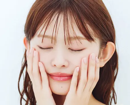 肌はこすらず、包み込むように