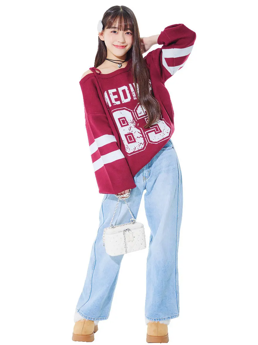 岡本望来／ヘアピンでカジュアルコーデをイメチェン