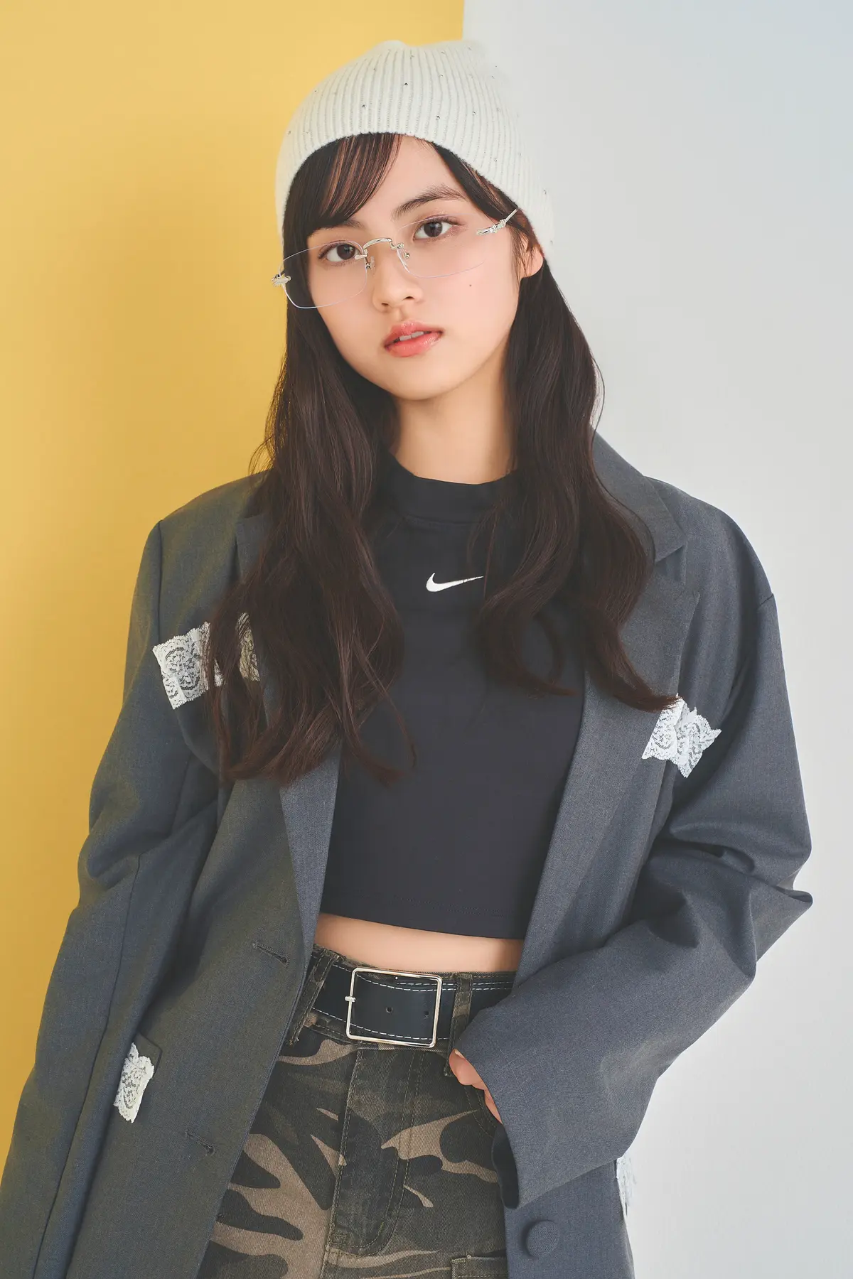 スポーティーなジャケットコーデ