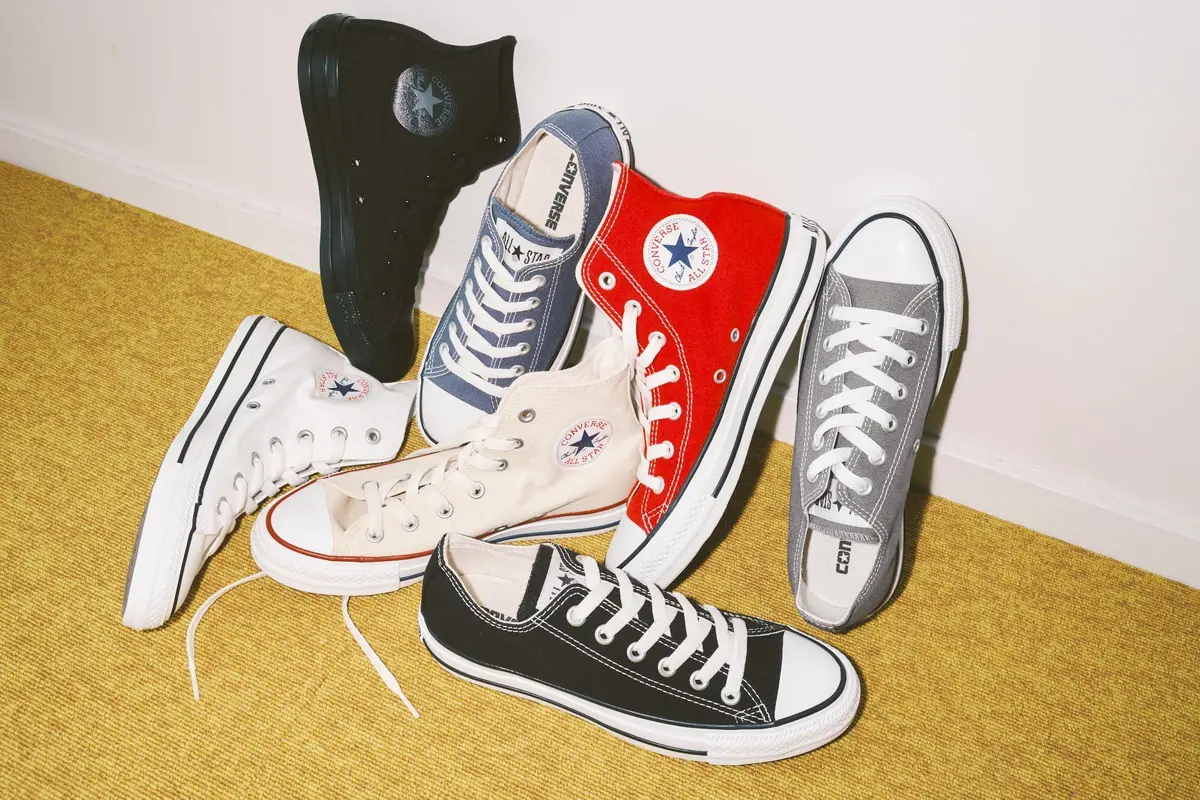 コンバース ALL STARの定番の７色展開をハイカット、ローカットミックスで紹介