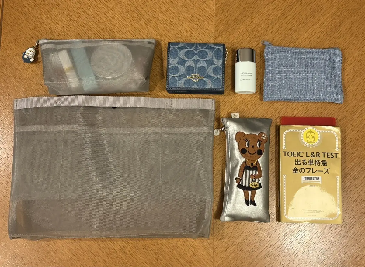 森﨑美月『無印良品』のバッグインバッグ