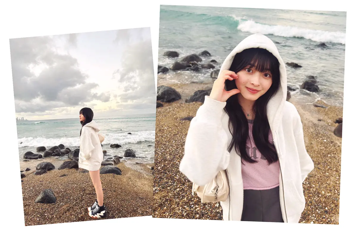 滝口芽里衣はパーカが大好き　着用画像