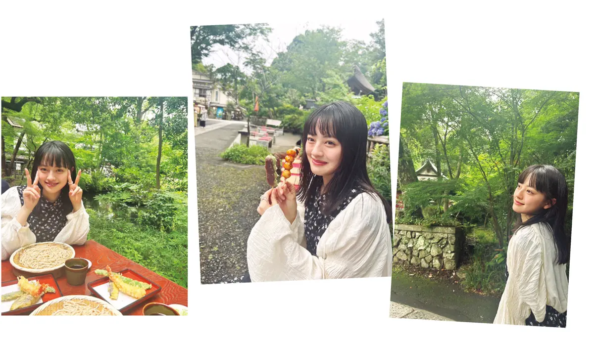 上坂樹里は自然のなかでリフレッシュしてきたよ