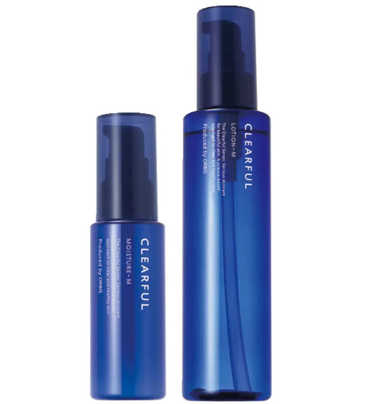 クリアフル ローション M（しっとりタイプ） 180ml￥1650・同 モイスチャー M（しっとりタイプ）　50g￥1870（ともに医薬部外品）／オルビス