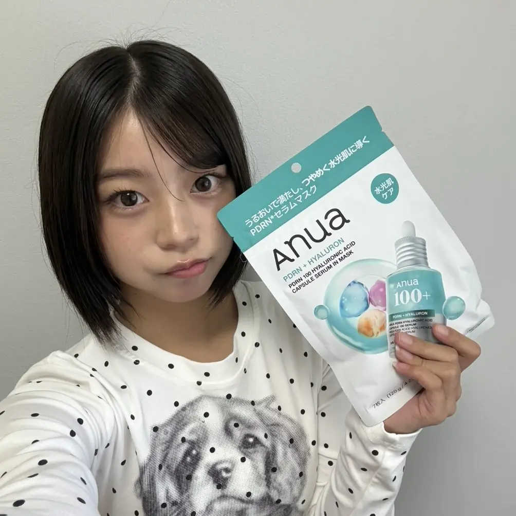 稲光亜依『Anua』のシートマスク