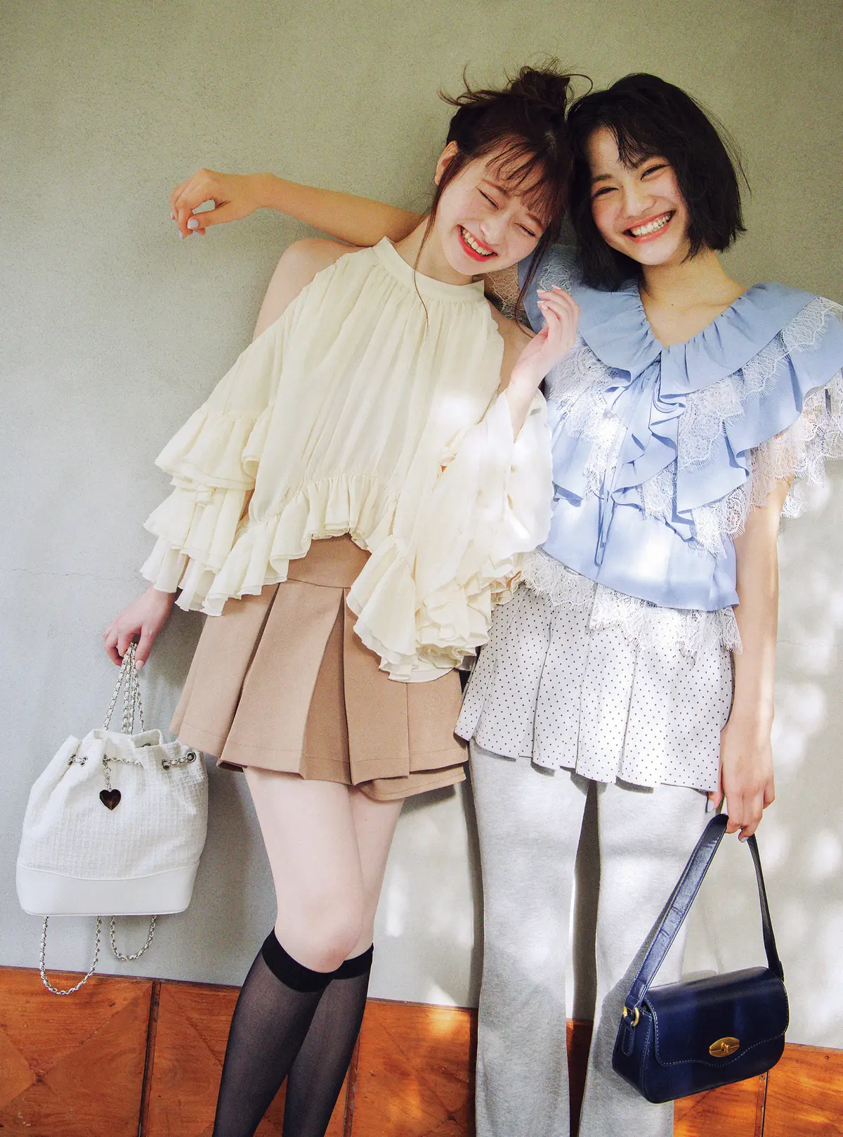 trend.たっぷりフリルブラウス