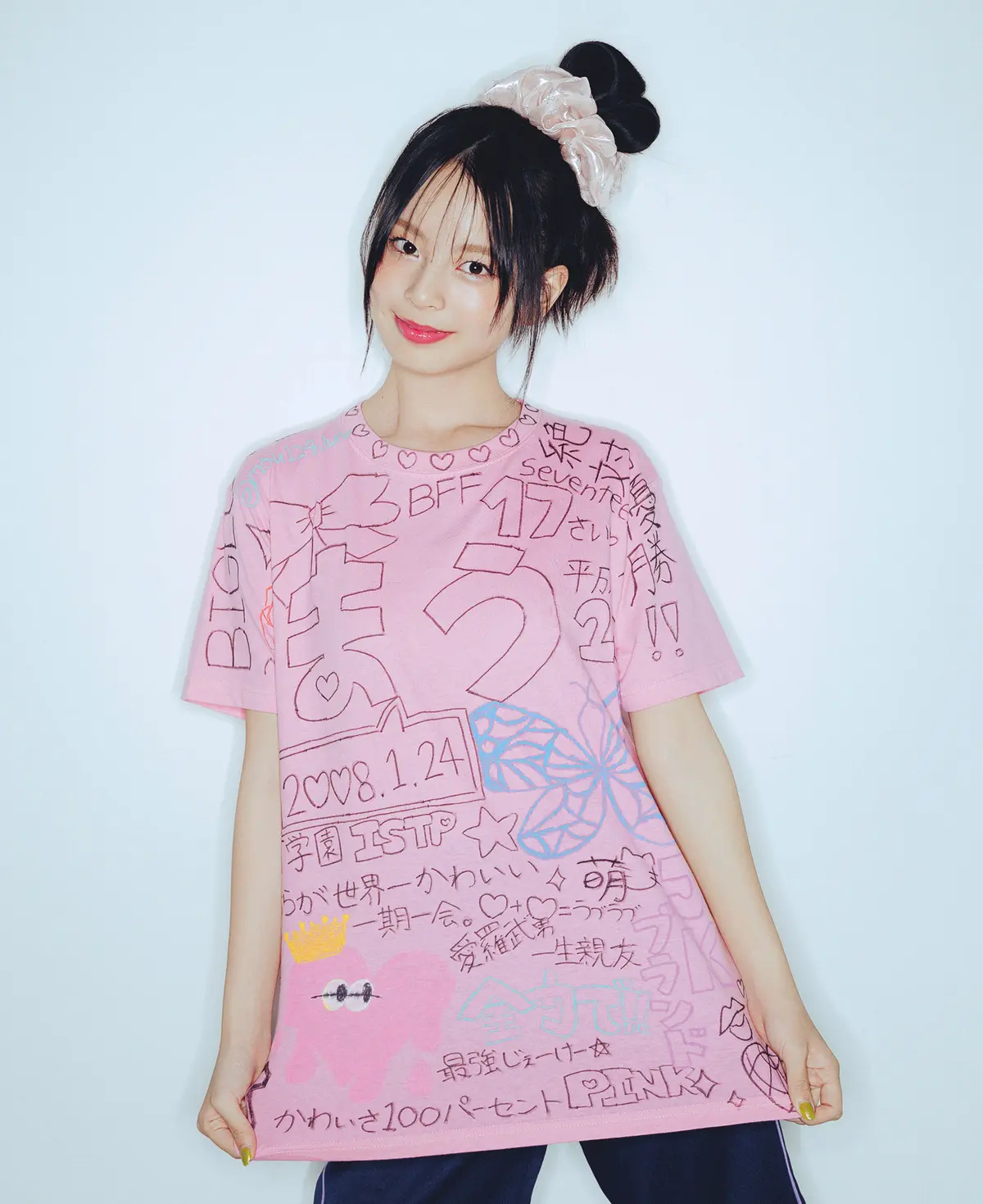 余白なしが今っぽ♡デコT