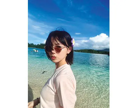石垣島の海のグラデに癒される♡