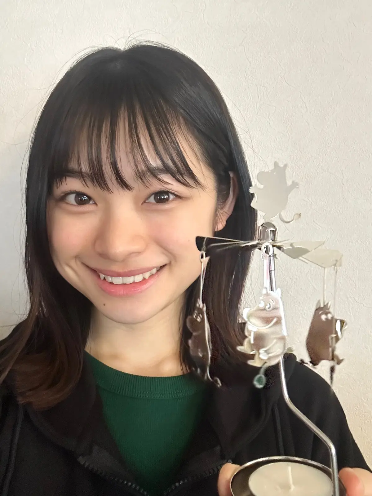 月島琉衣 ムーミンのキャンドルホルダー