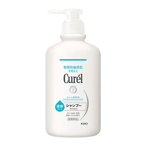 キュレルシャンプー ポンプ 420ml￥1100（編集部調べ）／花王