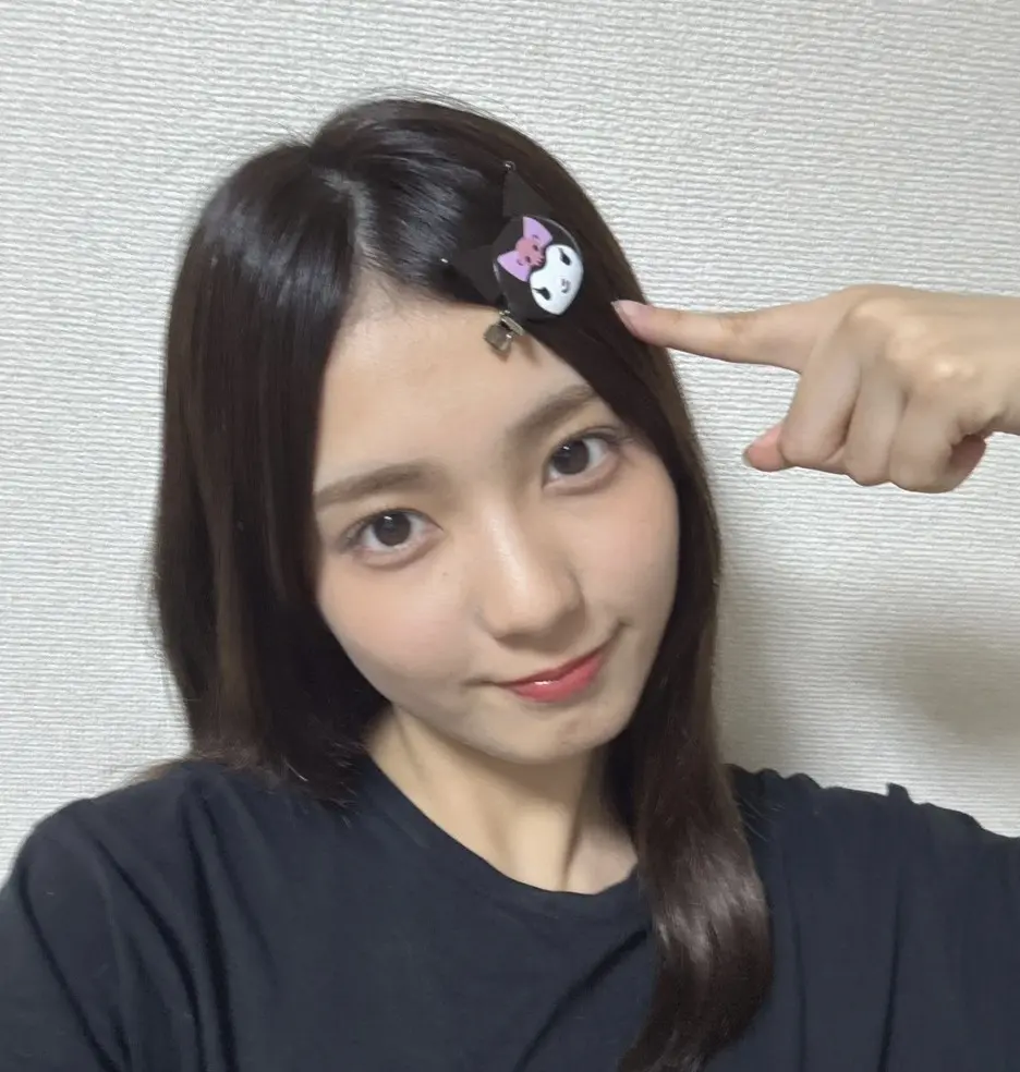 堀口真帆 “クロミちゃん”のヘアピン