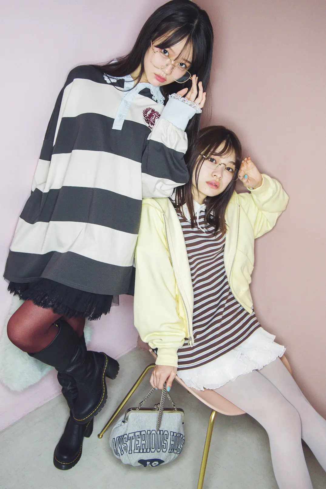 ゆるサイズでこなれ感UP▶ラガーシャツ