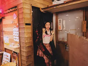 りりかお化け屋敷でドキドキ
