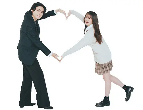 染五郎さんと瑠菜 ハート