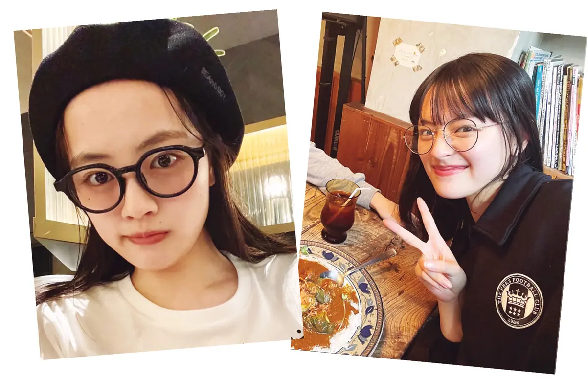 上坂樹里はメガネにハマり中　メガネ着用カット