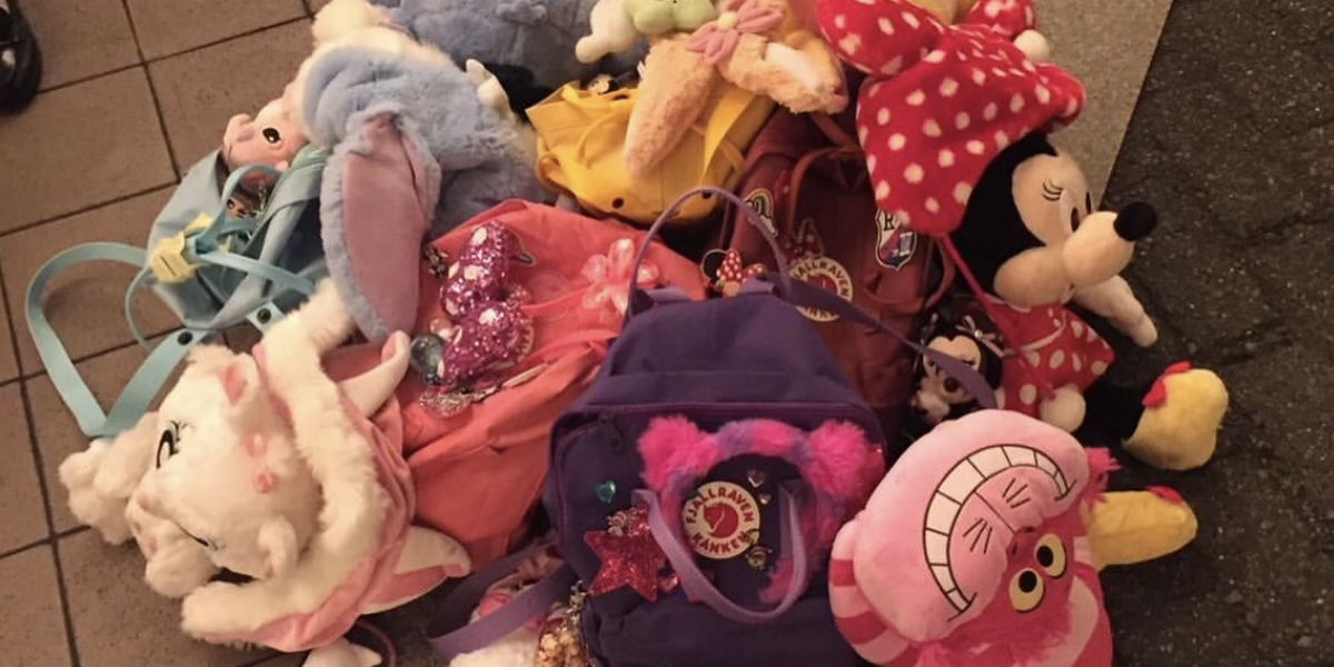 カンケンリュック、ディズニーぬいぐるみ、その他　まとめ売り JKに人気のカンケンリュック！ 可愛い撮り方をおしゃれJKに大調査