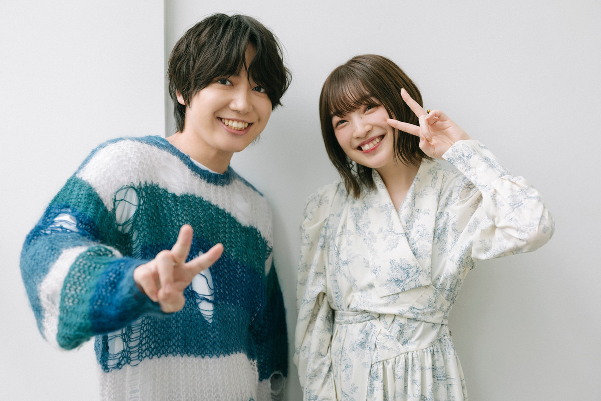 アニメ『アオのハコ』の主役とヒロインに直撃♡ 千葉翔也さん×上田麗奈