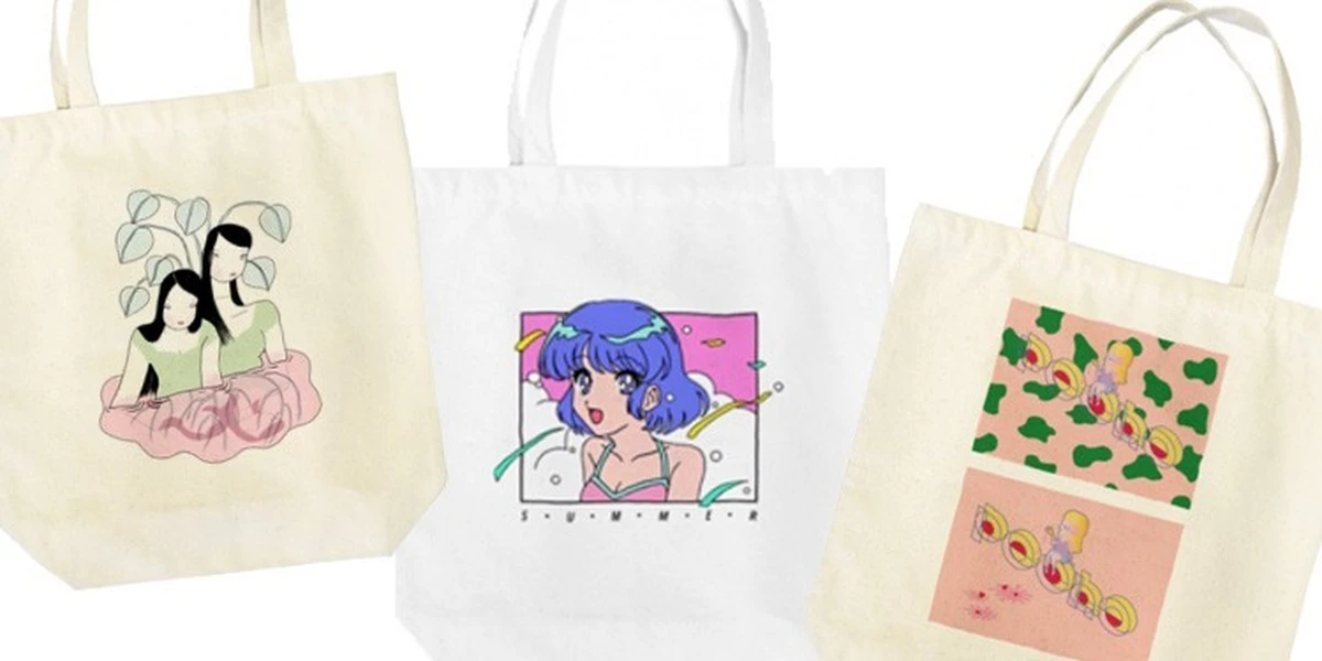 希少 三宅一生デザインPLEATS PLEASE 寿柄イラスト トートバッグ