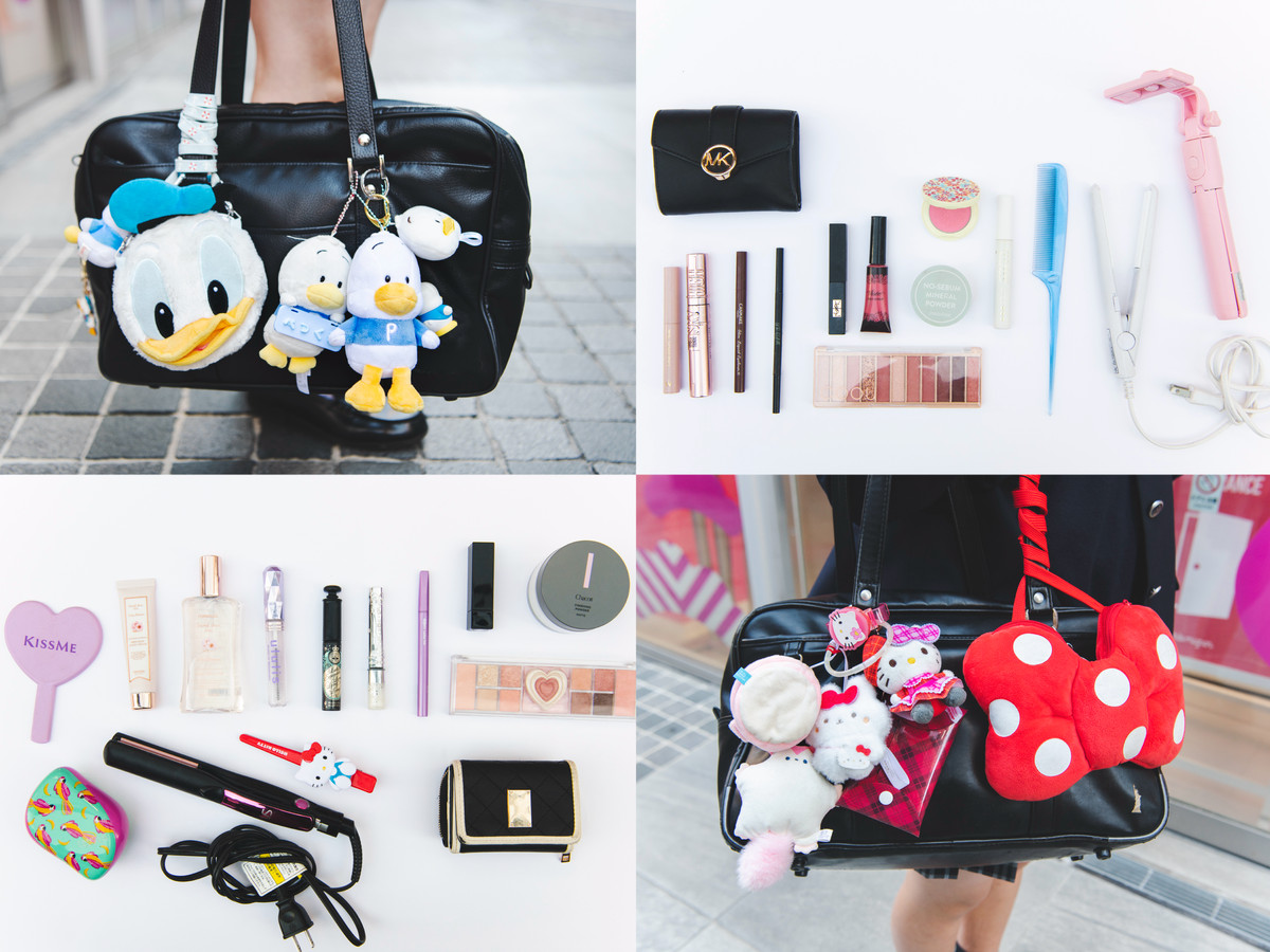 スクバデコは、キティ、ミニー、ハンギョドンetcキャラもの