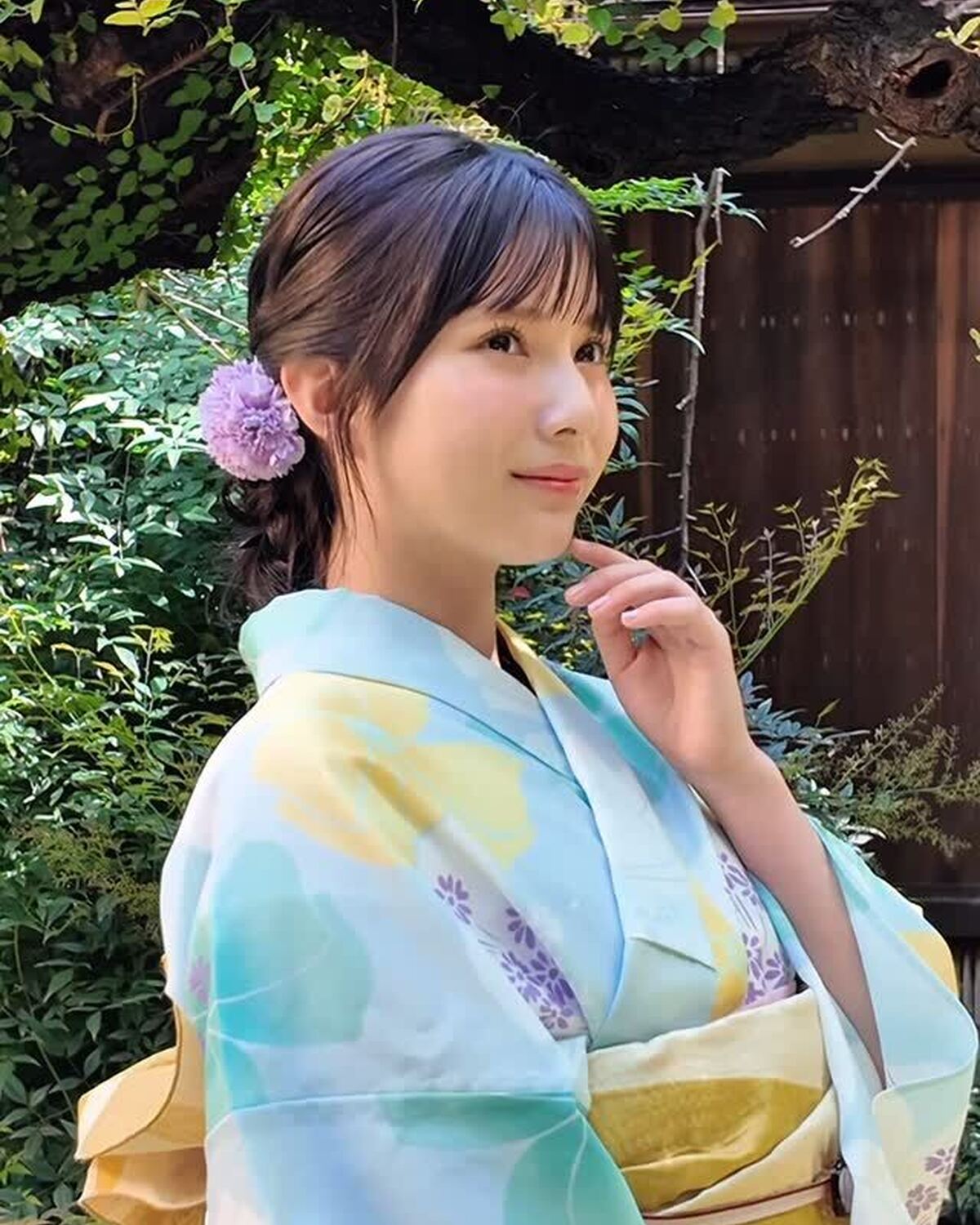 浴衣をはんなりしっとり着こなす快空🍃🩵表情や動作もきれいと着付け師さんにも褒められていたよ👘💫#カバームービー #Seventeen #セブンティーン #Seventeenモデル #stモデル #st