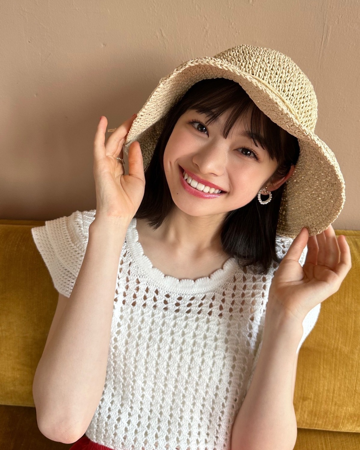 麦わらのるいちゃん🥺👒夏っぽいコーデが最高に可愛いよねっ🍉何枚目が好き？♡#Seventeen #Seventeen夏号 #Seventeenモデル #STモデル #STモ #モデル #夏服 #月島琉