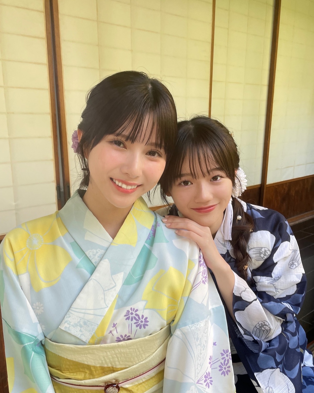 6月のカバームービーはもう見てくれた？👘🍃一足早く夏気分を味わえる今月のカバームービー🎥ミスST2024同期で、仲良しのかいらとるなが担当してるよ👭🏻🌻浴衣姿が涼しげで可愛すぎる🩵まだ見てないコはすぐ