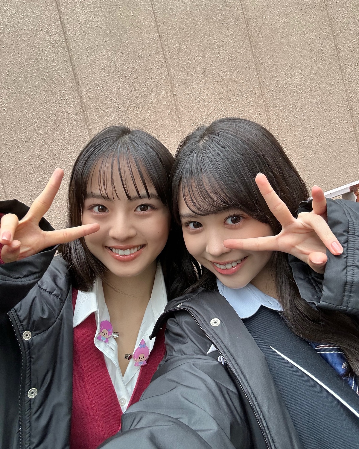 ゆうな♡かんなSJKコンビ👩🏻‍❤️‍👩🏻💞いつかの春号撮影オフショット📸⊹₊⟡⋆˚⊹—————————⊹₊⟡⋆˚⊹STモデルのオフショットがもっとみたいコは@seventeenjp_mag をフォロ