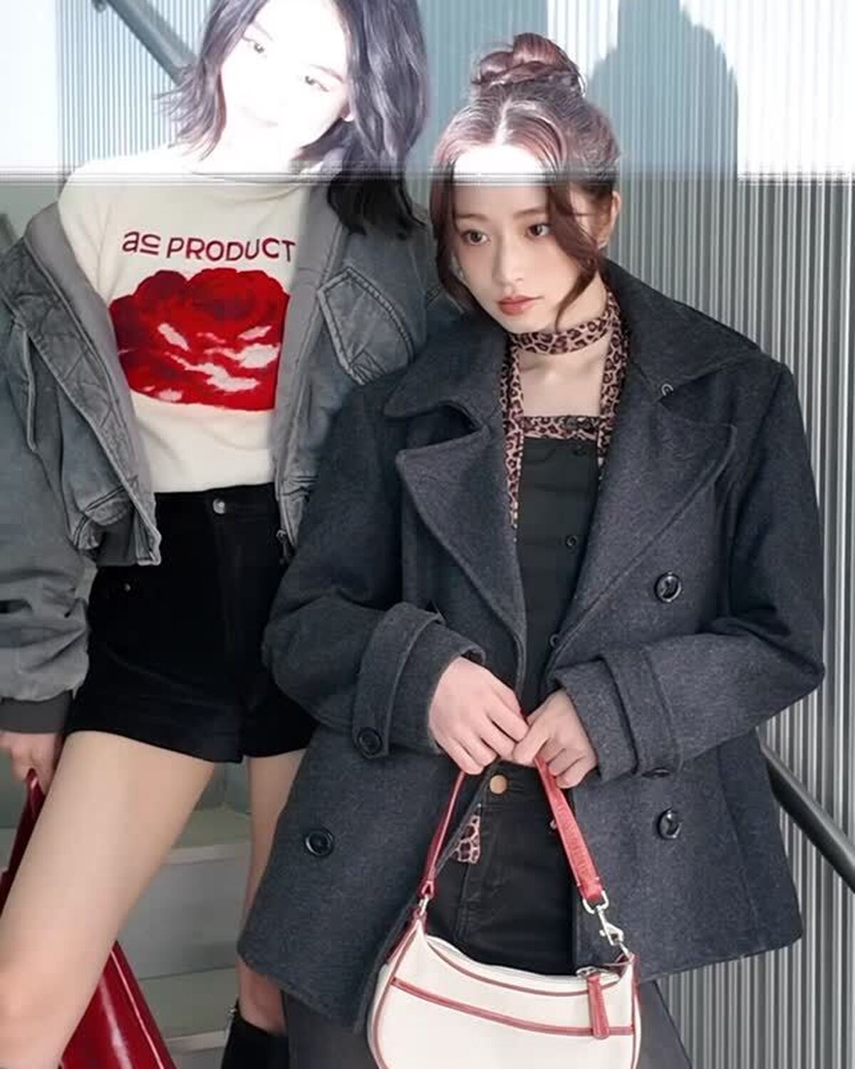 撮影の相性が100点すぎた瑠紀＆杏也菜👩🏻‍❤️‍👩🏻❤️‍🔥ポージングや表情のタイミングもバッチリ👌🏻さすがST㋲❤︎って感じで普段とのギャップがカッコよすぎ😎！！#Seventeen冬号 #Sev