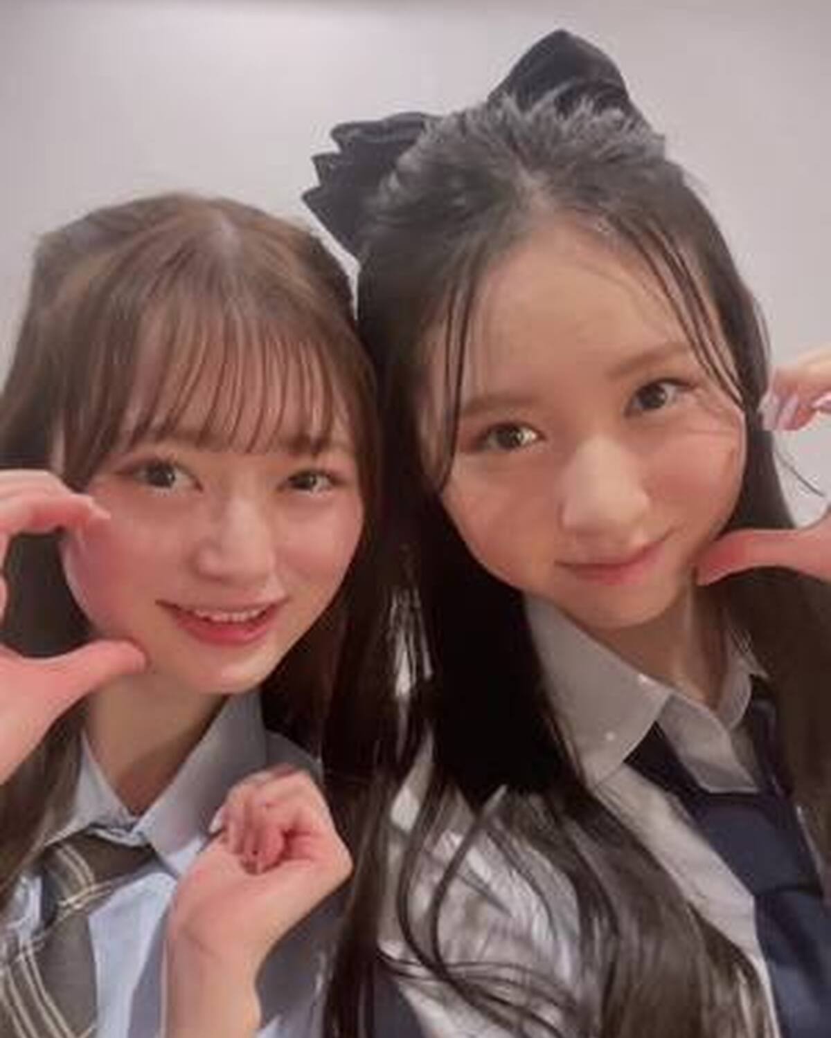 いつかのゆなな＆みさき👩🏻‍❤️‍👩🏻💞 下書きから発見🥺👊🏻✌🏻🖐🏻 #高比良由菜 #入江美沙希 #ゆなな #jk #おすすめ #ぐーちぱぐちぱ #Seventeen#Seventeen#STモデル
