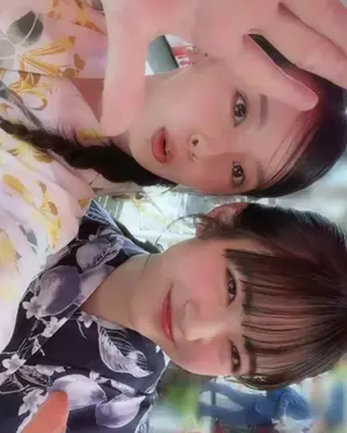 みんな今年は浴衣着る？👘💛 カバームービーに登場する舞羽、花埜、ゆなな、麗世の着こなしとヘアメイク参考にしてみてね🥺👍🏻 #小國舞羽 #原田花埜 #浴衣 #浴衣ヘア #浴衣女子 @小國舞羽(まう) @