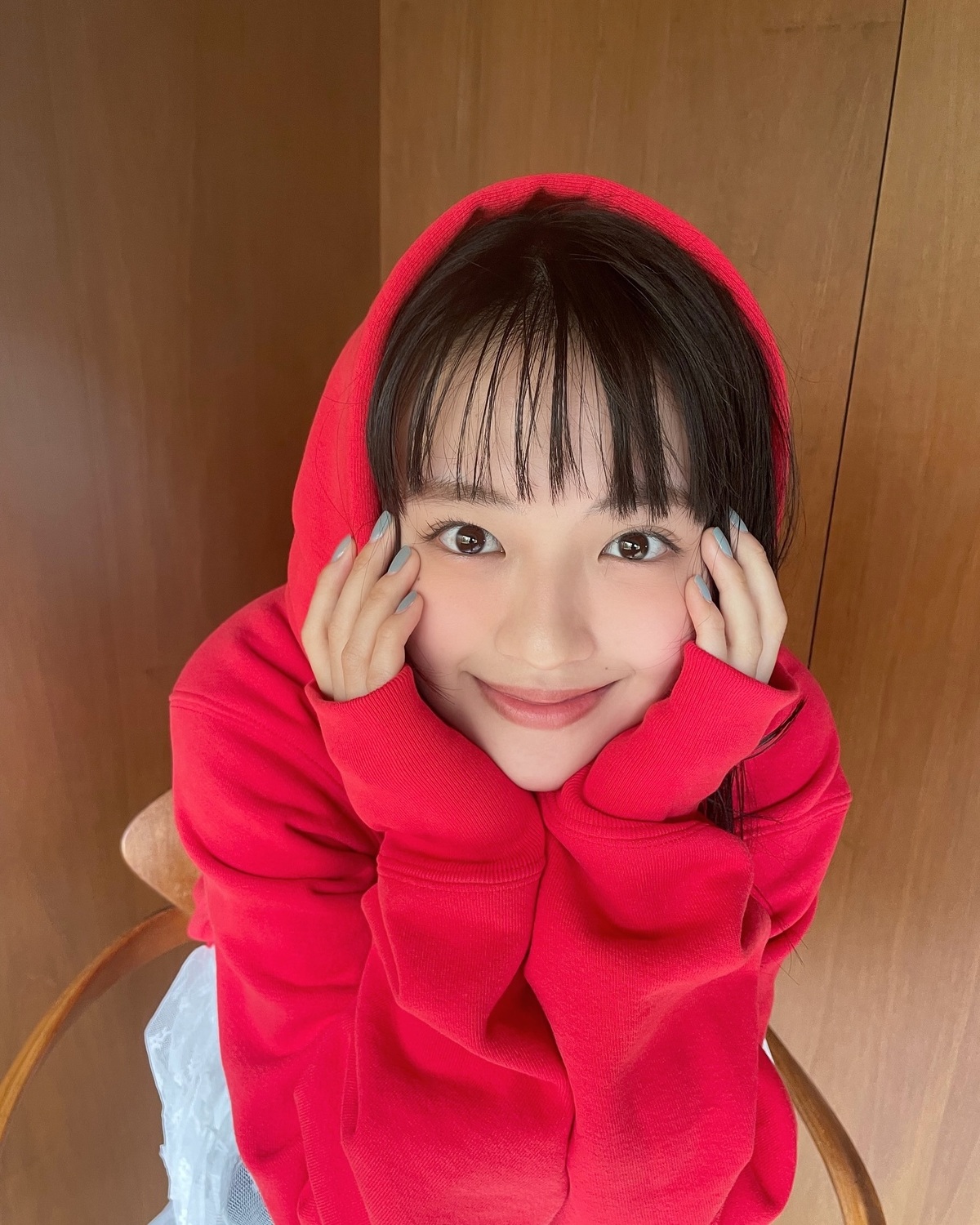 令和の赤ずきんこと上坂樹里です👼🏻❤️❤️秋号の表紙撮影中に📸🎶#Seventeen #セブンティーン #Seventeen秋号 #ST秋号 #STモデル #可愛い女の子 #上坂樹里 #じゅったん #