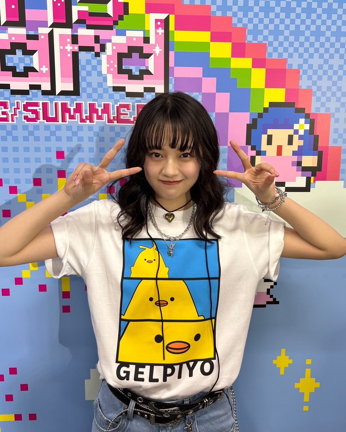 ゲルピヨＴ×ST㋲🐥💛🤍#GirlsAward #ガルアワ #セブンティーン #セブンティーンモデル #STモデル #ガルアワ2025SS #STモ #wego #ゲルピヨ #月島琉衣 #滝口芽里衣 