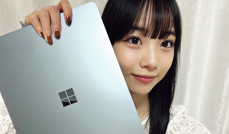 【松本麗世】ノートパソコンに興味があるよ