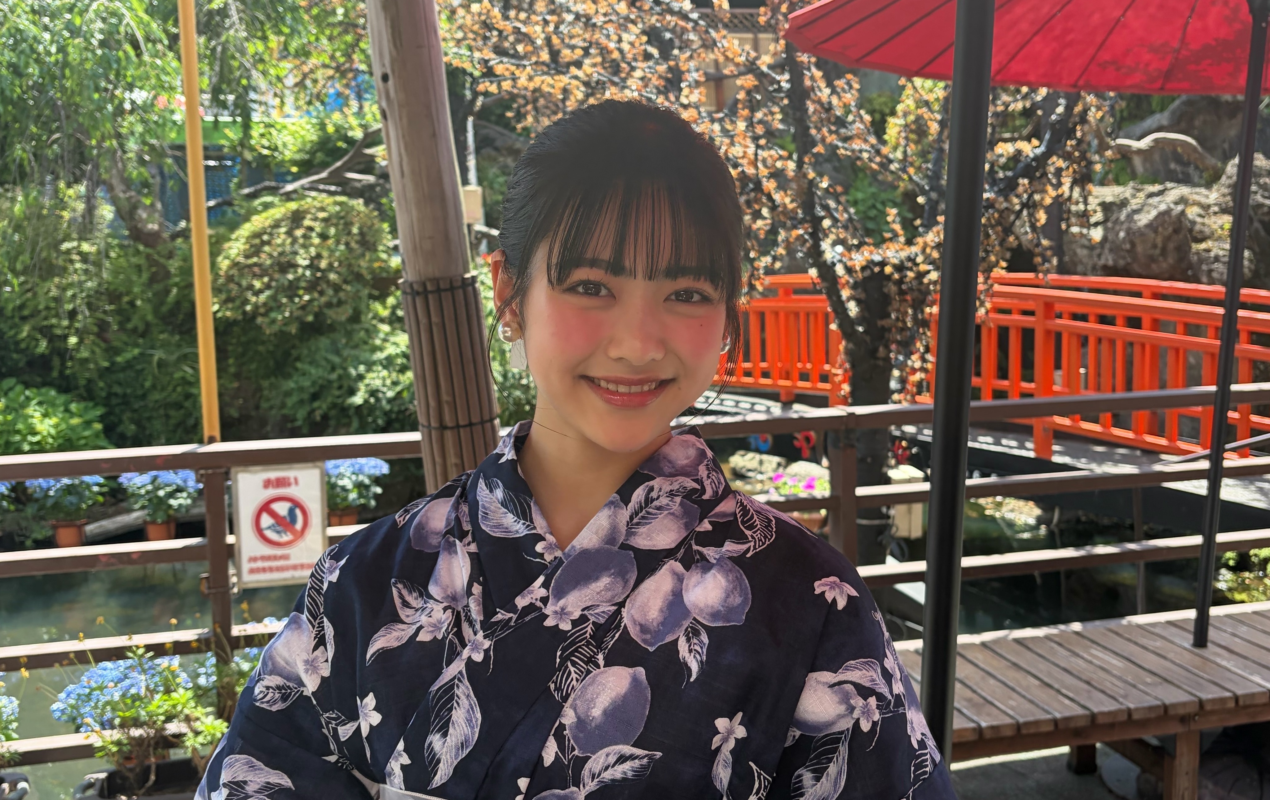 【原田花埜】浴衣でカバーガール！！
