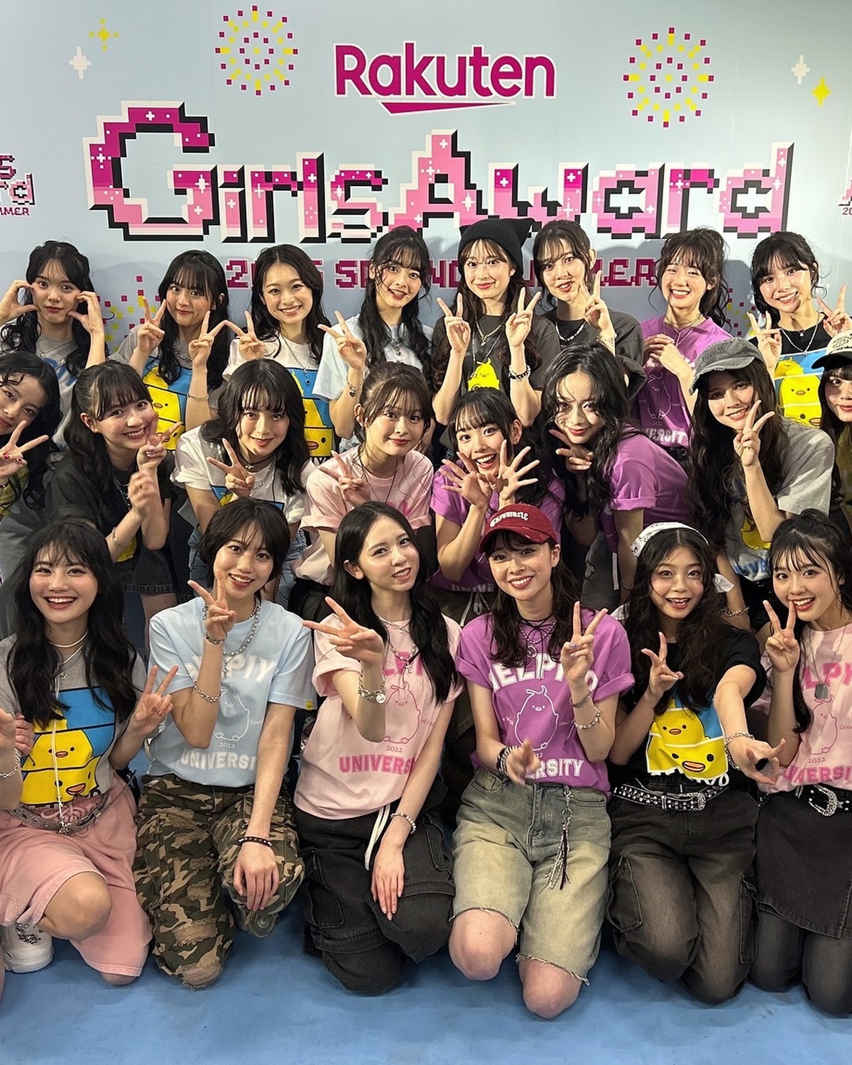 日本一の美少女軍団💓ST MODEL's👭🏻集合写真のオフショット📸#GirlsAward #ガルアワ #セブンティーン #セブンティーンモデル #STモデル #ガルアワ2025SS #STモ #可愛